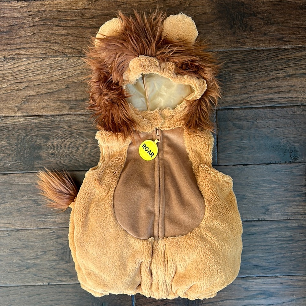 Spooky Night Baby Lion Costume, Size 18M.